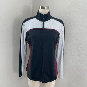 Tail Womens Medium Full‎ Zip Up Jacket Athletic Tennis Golf Stretch